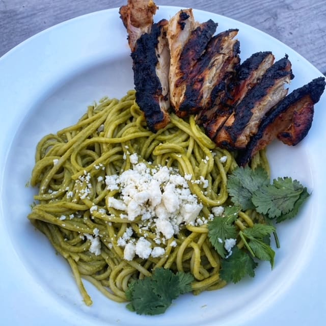 RECIPE: Mexican Green Spaghetti