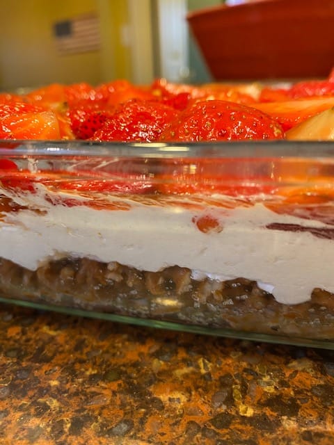 RECIPE: Strawberry-Balsamic Pretzel Salad