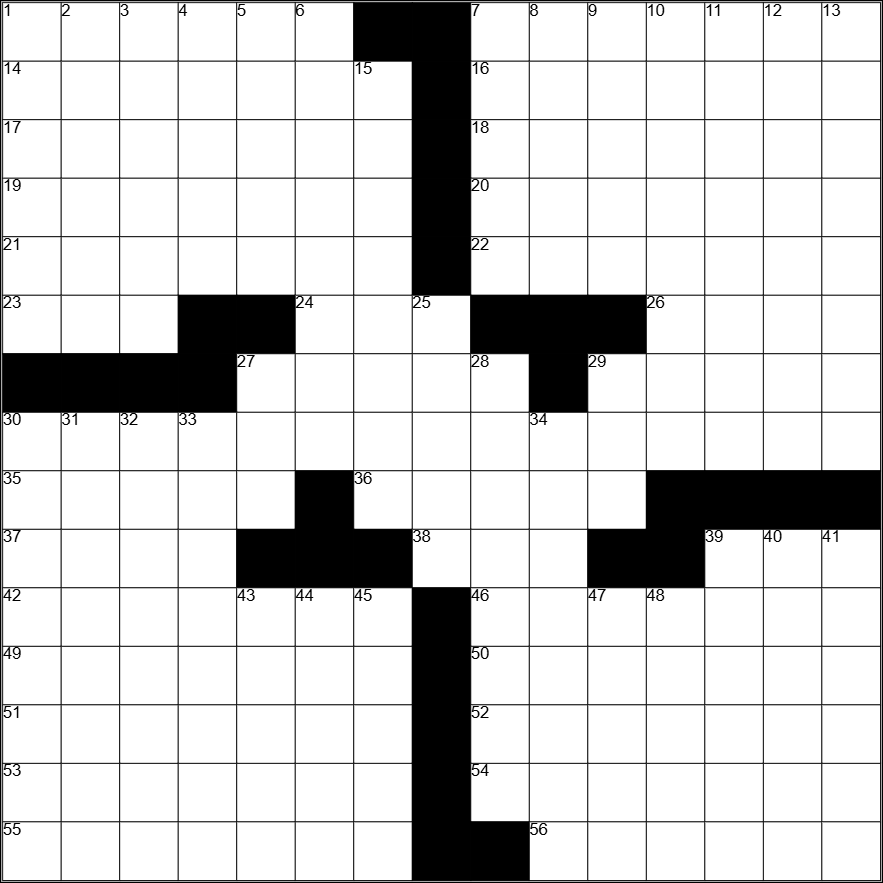 I Made a Crossword Puzzle