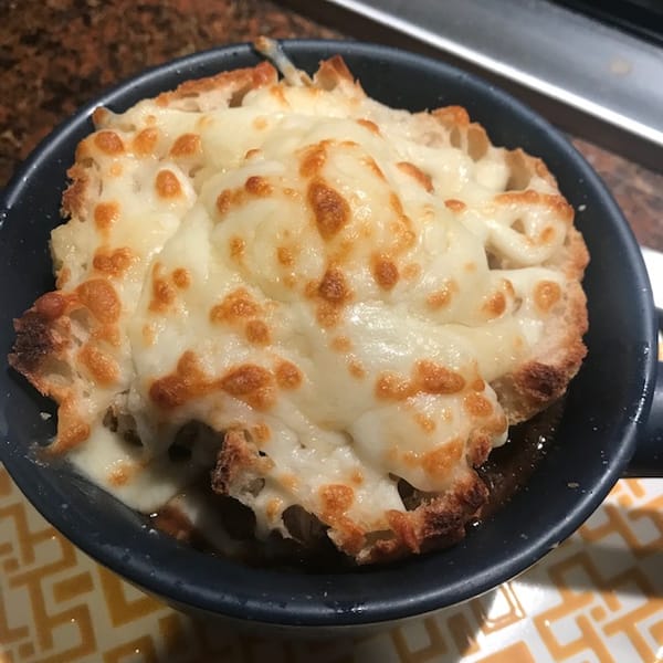 This fool's grilling soup?