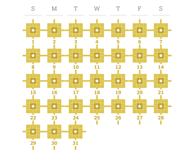 The utility of a maintaining a meaningless streak